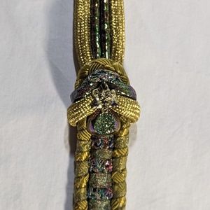 Alex & Lee Cord and Pyrite Bracelet - Signed